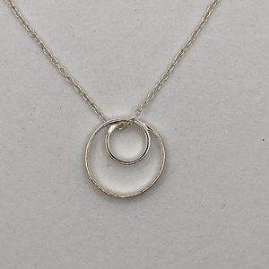 Thankful Circle Pendant Sterling Silver on Chain